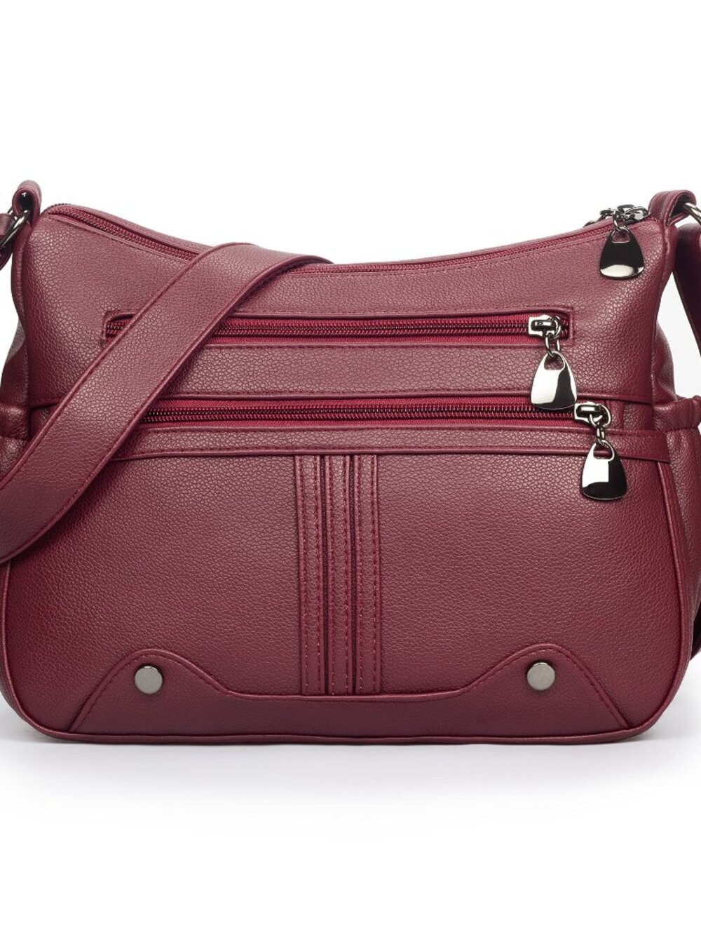 🆕 Shoulder Bag for Women Vegan Leather Multi Pockets Crossbody Bag for Women